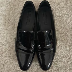 Black Patent Hugo Boss Loafers